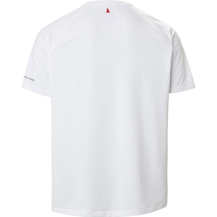 2024 Musto Mens Evo Sunblock Short Sleeve Tee 2.0 81154 White